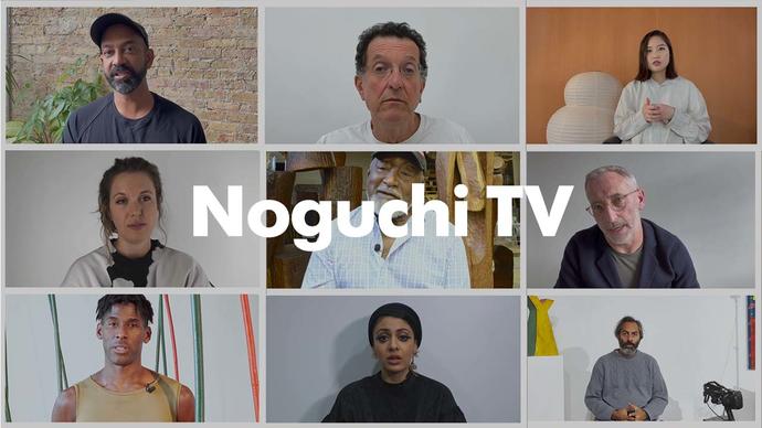 An collage of the artists in Noguchi TV 