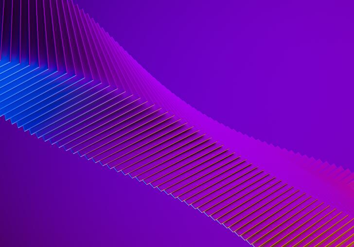Abstract Purple digital art