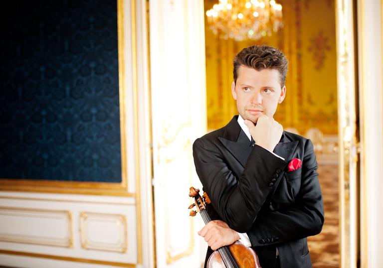 Julian Rachlin with a violin