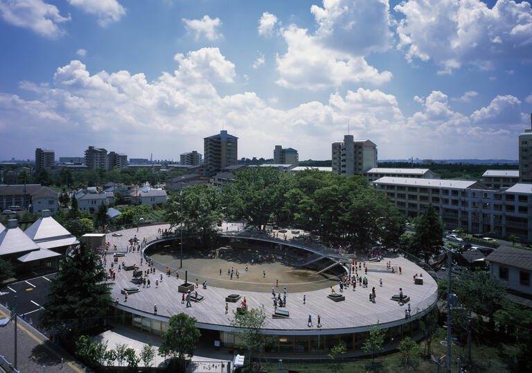 architectural image from Takaharu + Yui Tezuka