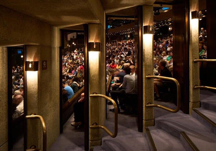 Image of audience in theatre stalls