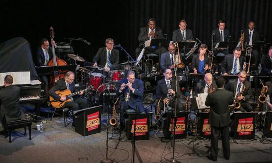 The Smithsonian Jazz Masterworks Orchestra performing