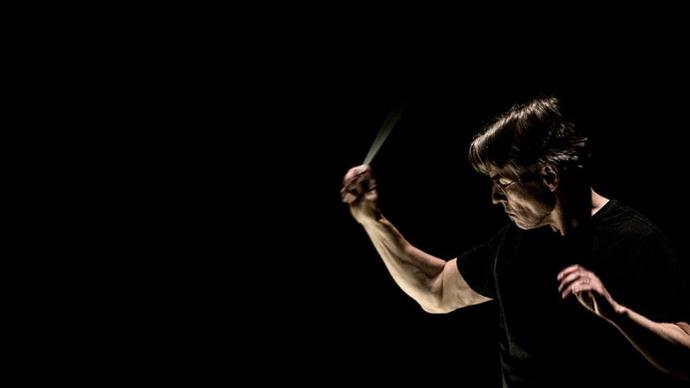 Esa-Pekka Salonen rehearsing in london