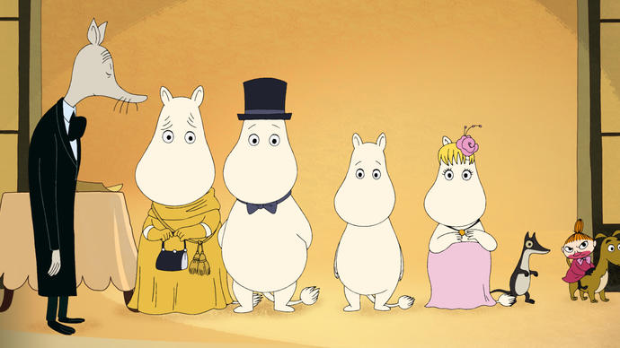 photo of all the moomins