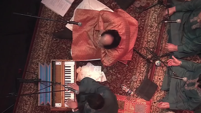 rizwan Muazzam Qawwali playing in the barbican hall