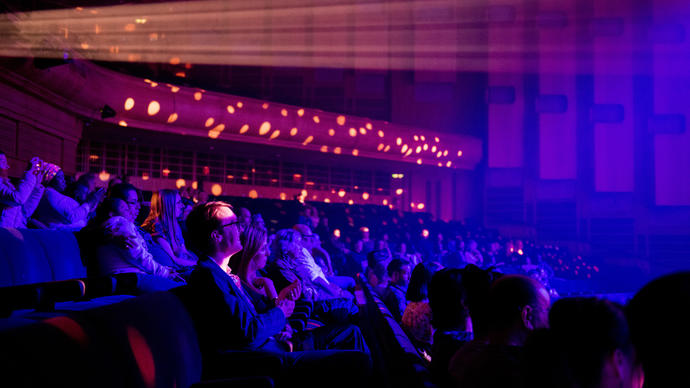 Audience in the hall 