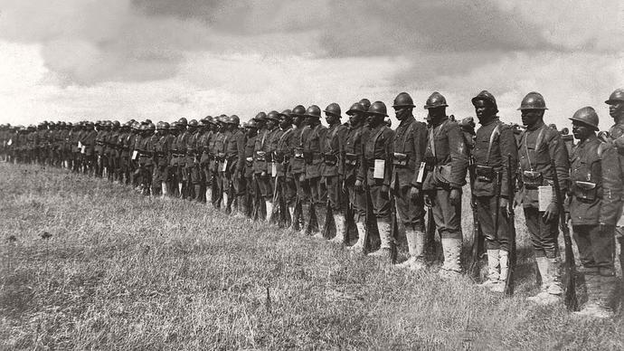 black and white photo of soldiers