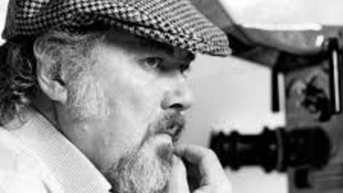 black and white photo of robert altman