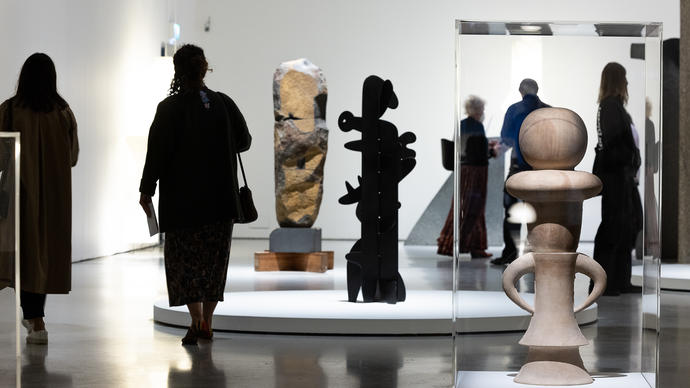 An image of the Noguchi exhibition 
