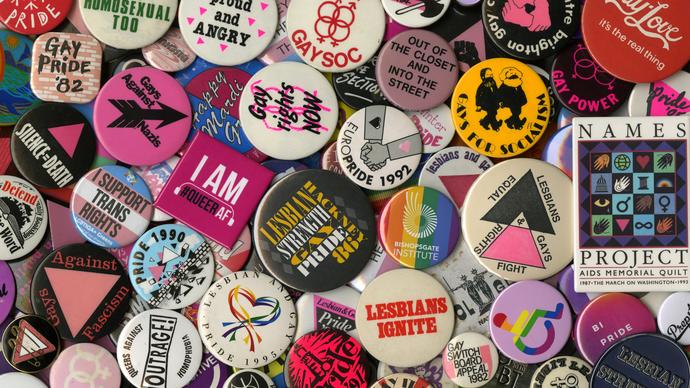 A collection of LGBT+ badges