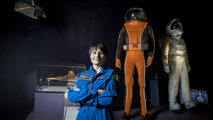 Photo of astronaut Samantha Cristoforretti in Into the Unknown