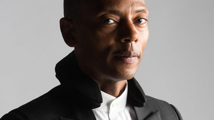 a picture of jeff mills before his concert at the barbican centre in london