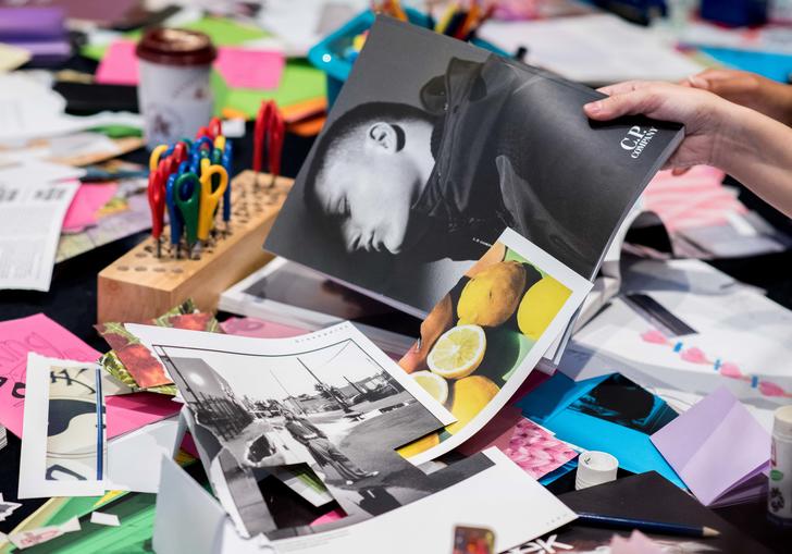 Photo of pile of magazines from a zine making workshop at the Barbican