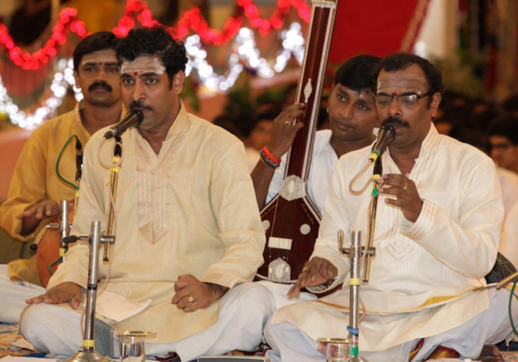 The Malladi Brothers singing