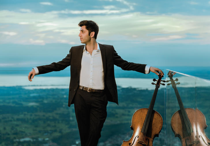 Kian Soltani 2017 holding cello