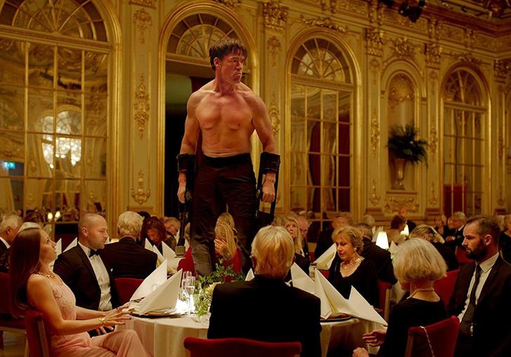 A still from Ruben Ostlund's The Square