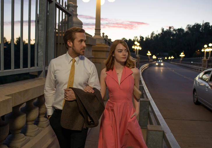 Ryan Gosling and Emma Stone in La La Land