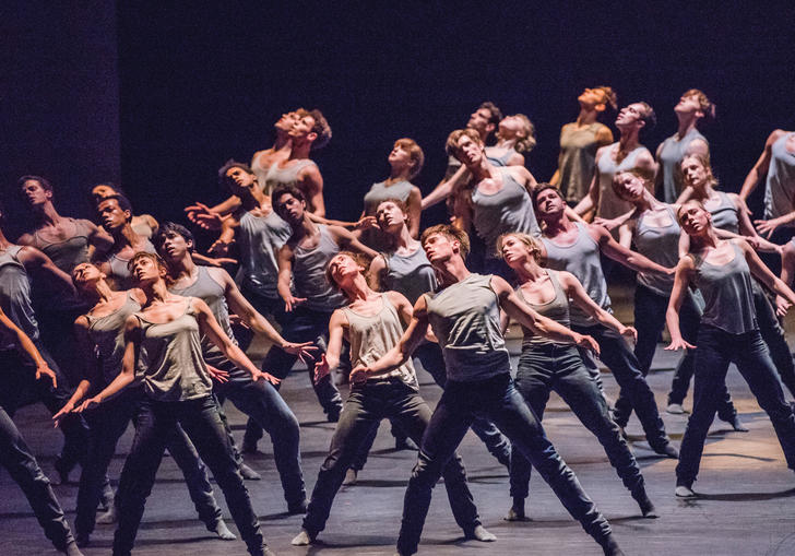 Artists of The Royal Ballet in Flight Pattern (c) 2017 ROH. Photograph by Tristram Kenton.