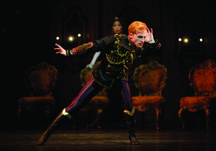 Steven McRae as Crown Prince Rudolf in Kenneth MacMillans production of Mayerling for The Royal Ballet (c) ROH 2017. Photograph by Alice Pennefather.