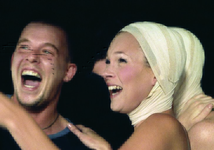 McQueen having a scream