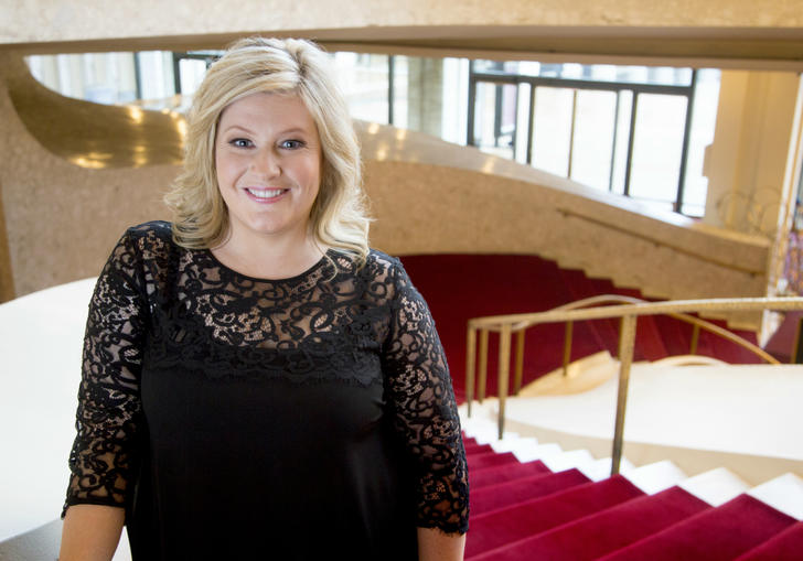 Karen Cargill on Stairs