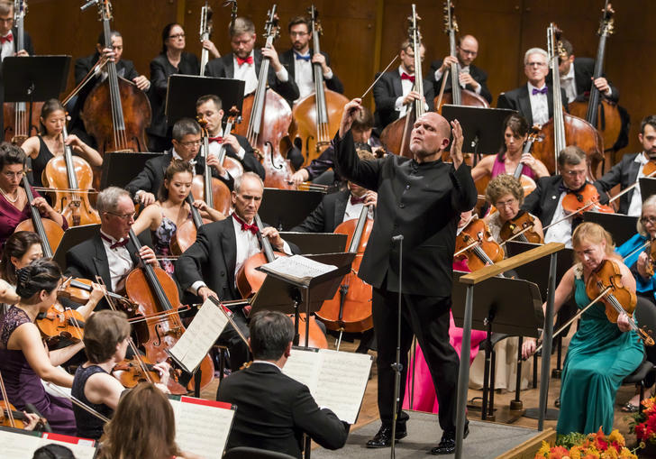 New York Phil performing