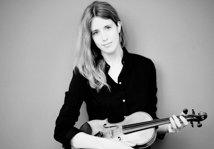 Vilde Frang B&W portrait