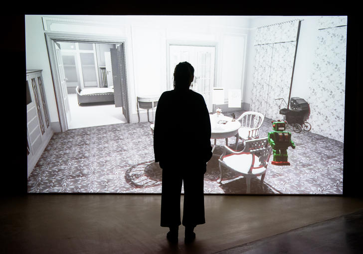Installation shot from Tonight the World