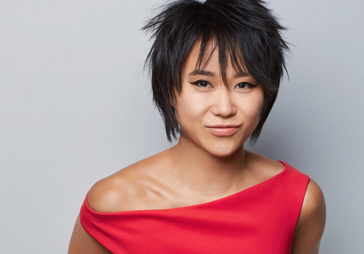 Yuja Wang close up portrait