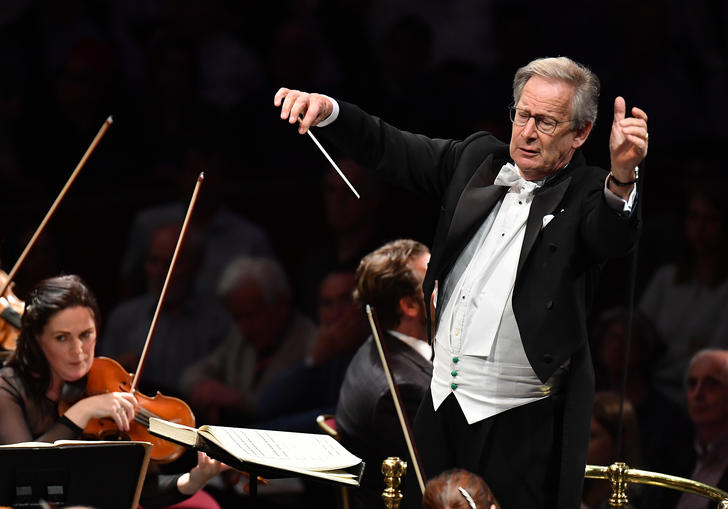 John Edward Gardiner conducting masterfully on stage