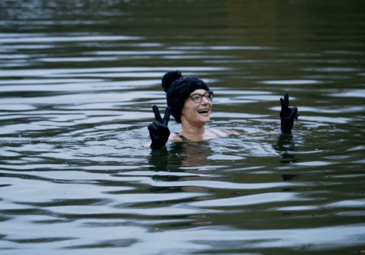 Shot of woman in Hampsted Heath