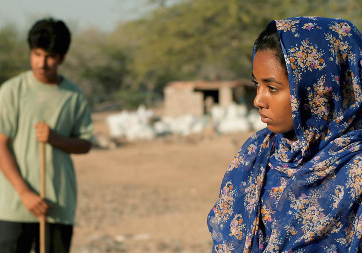 Shot of two teenagers