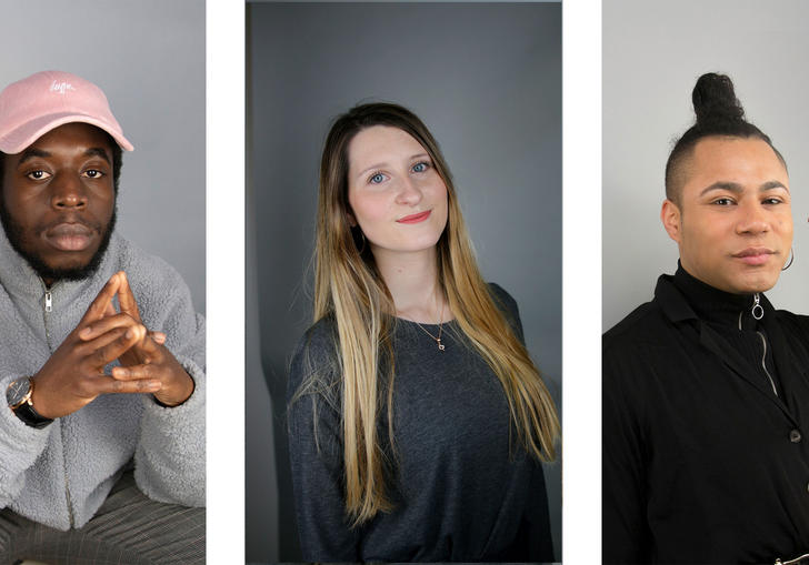 a triptych of jeremiah sugar j brown, aisling fahey and travis alabanza