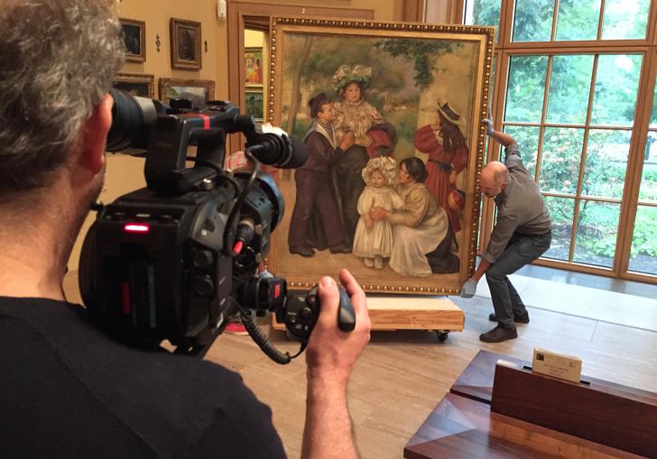 Filming the Artists's Family, 1896 at The Barnes Foundation 