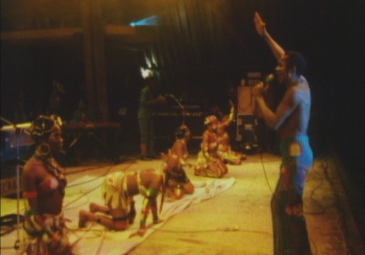 fela kuti on stage