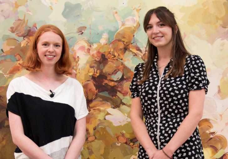 photo of flora yukhnovich and katy hessel