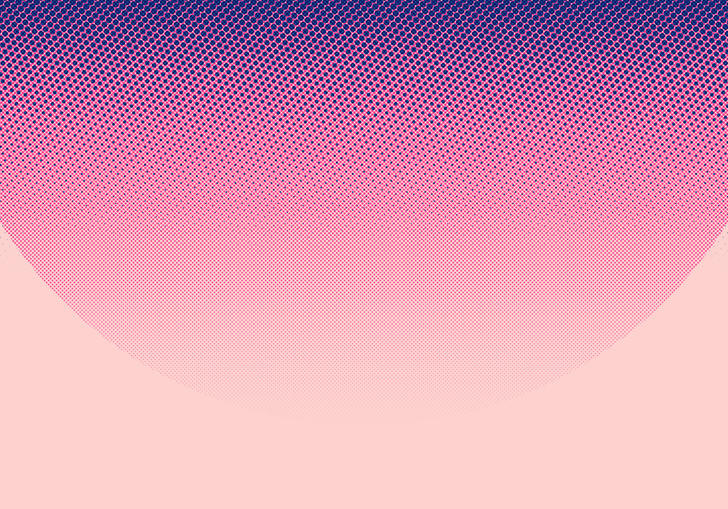 Purple and pink illustration