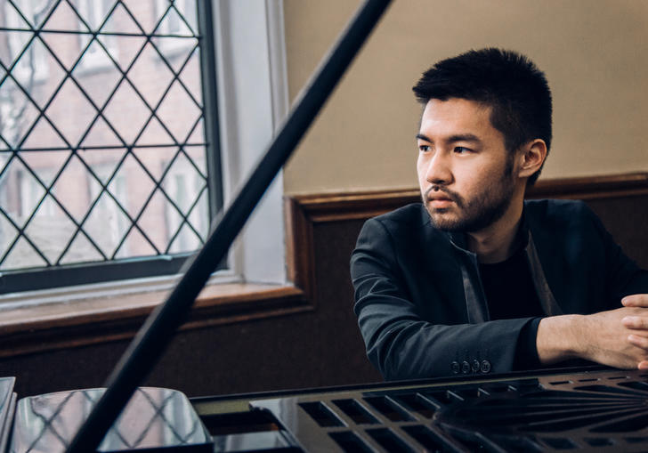 Conrad Tao gazing dreamily