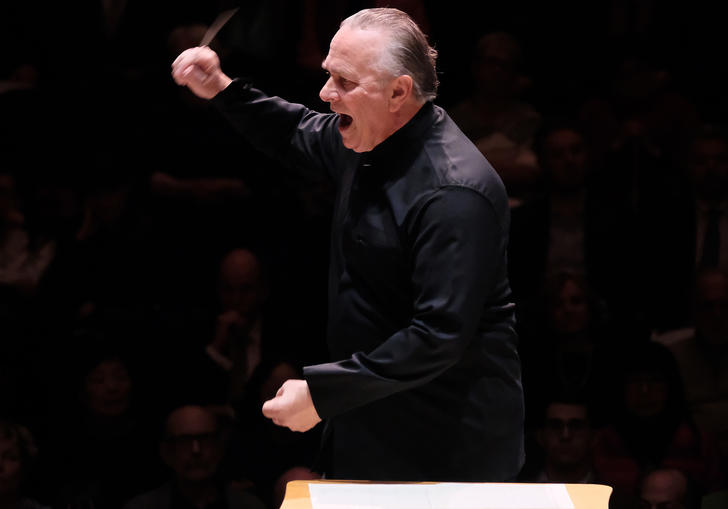 Mark Elder conducting with great passion