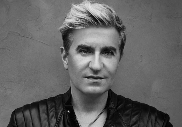 An black and white portrait of Jean-Yves looking flawless
