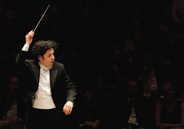 Gustavo Dudamel conducting