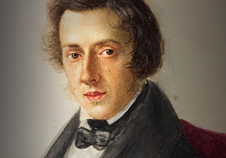A portrait of Chopin