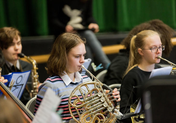 photo of the national youth orchestra musicians