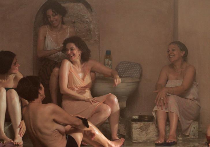 women in a turkish bath