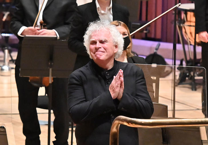 Sir Simon Rattle with London Symphony Orchestra