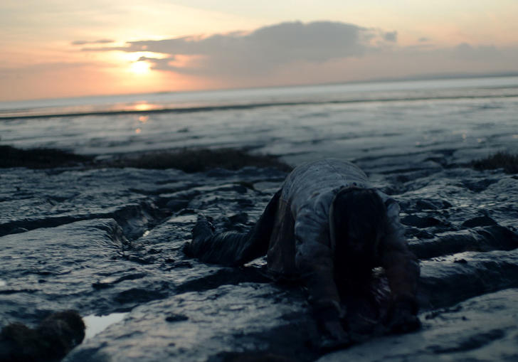 A bleak seascape
