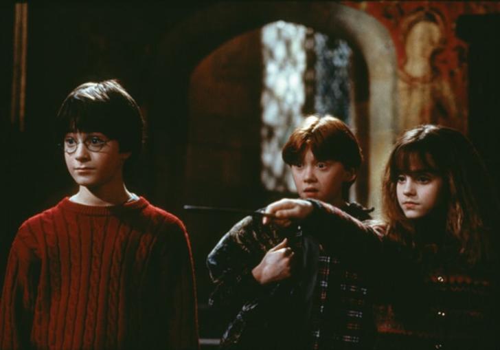 Harry, Ron and Hermione in Harry Potter and the Philosopher's Stone