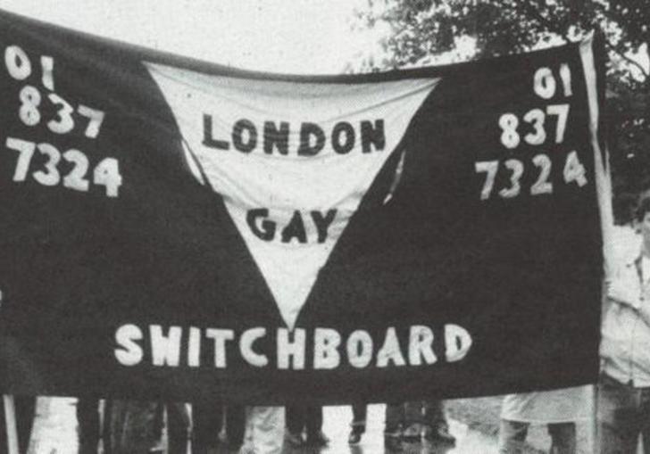 Pride flag for Gay Switchboard