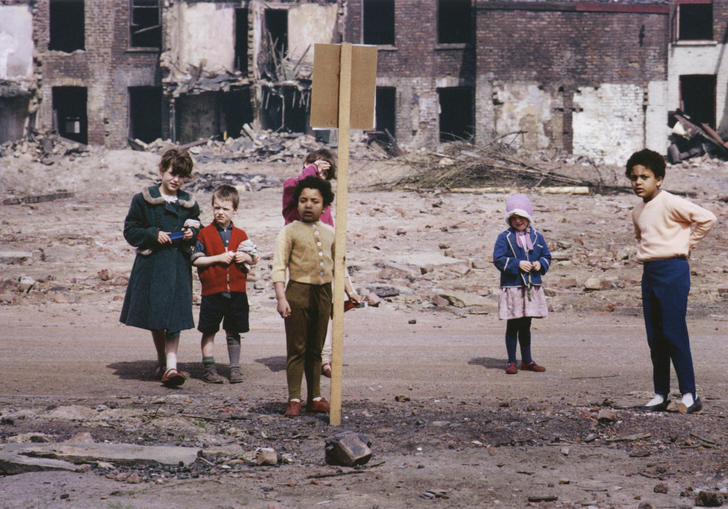 A Shirley Baker photograph of children in Hulme