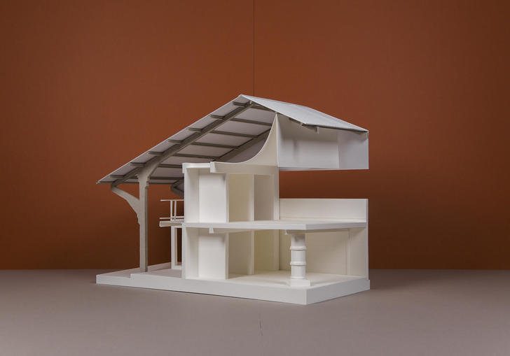 An image of a model house designed by Clancy Moore Architects 